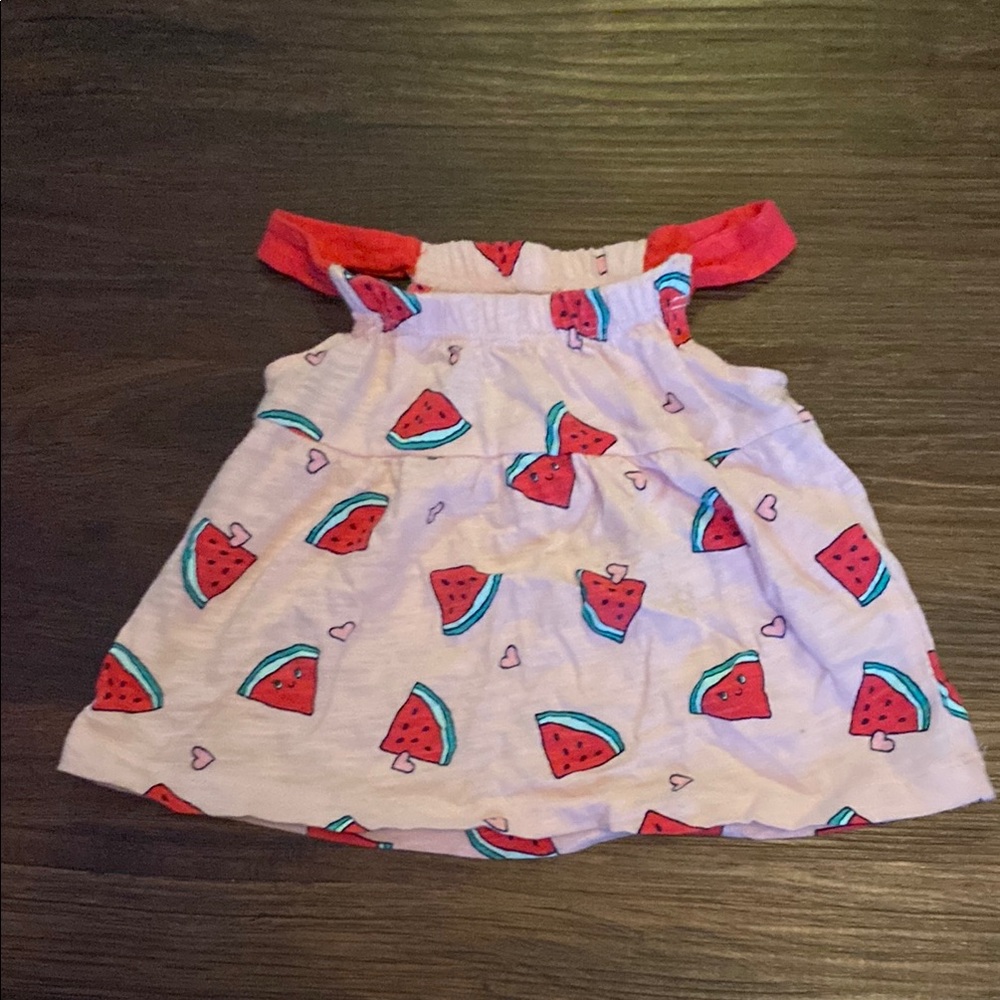 Carter's Pink Watermelon Print Dress